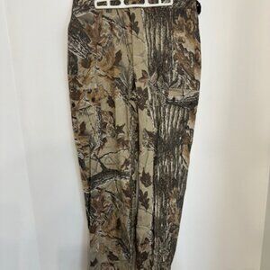 WOOLRICH REALTREE OUTDOOR PANTS SIZE MEDIUM ADJUSTABLE 100% COTTON